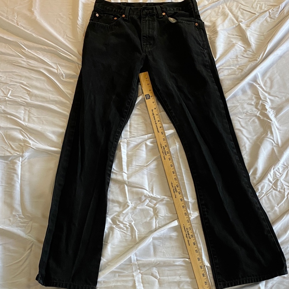 Levi's Men's 517 Black Bootcut Jeans Size 32x34